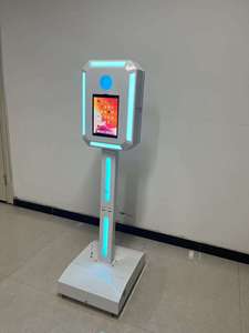 Robot Roaming Self-Service Print SLR Fotohokje RGB Verlichting Draadloze Afstandsbediening <span class=keywords><strong>iPad</strong></span>/Smartphones Camera Draagbare Metalen Truss - Product Image 3