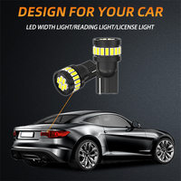 Nouvelles pièces automobiles JIACHI, feux LED de voiture 12V/24V T10-3014 24SMD, dôme en aluminium et feux de lecture