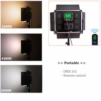 Yidoblo 100% recommandé ! Panneau bicolore Studio Video Light 42w Éclairage de scène Photographie Panneau LED d'éclairage Aputured