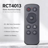 Remote Kontrol Suara IR BLE 13 Tombol untuk Android TV Box RCT4013 Kontrol Satu ke Satu OEM ODM
