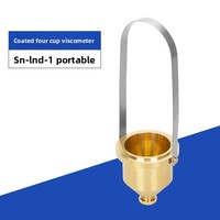 Viscosímetro Portátil MGSI de 4 Copas para Pintura, con 1 Año de Garantía, 220v, Precisión 0.1