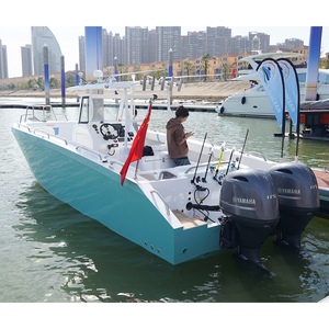 <span class=keywords><strong>Bateau</strong></span> à console centrale en aluminium ouvert de 7 m, catamaran de 7,5 m, <span class=keywords><strong>bateau</strong></span> de pêche à barre en aluminium de luxe, Europe, avec remorque - Product Image 5