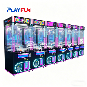 Macchina Artiglio Commerciale Personalizzata per Giocattoli di <span class=keywords><strong>Peluche</strong></span> con Schermo Animato e 2 Accettatori di Banconote per Negozi al Dettaglio e Centri Giochi - Vendita all'Ingrosso - Product Image 2