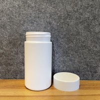 RTCO Vente en gros de contenants en plastique HDPE 6oz/8oz/10oz avec bouchon à vis, pot pour capsules d'huile de poisson, pilules, compléments alimentaires, vitamines B/C/D/E