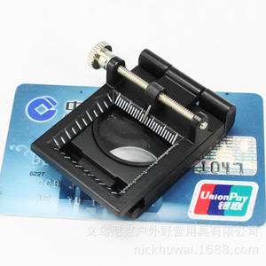 Lupa plegable metálica Maifeng TH9005C 10x con escala y aguja para inspección - Product Image 2