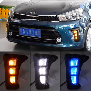 LEDフォグライトDRLデイタイムランニングライト (ターンスジナル付き) Kia Soluto Pegas 2018 2019 2020 2021 - Product Image 4