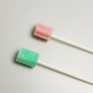 Spugna colorata per la pulizia della bocca con tampone orale in schiuma rosa verde giallo blu spugna per denti - Product Image 2