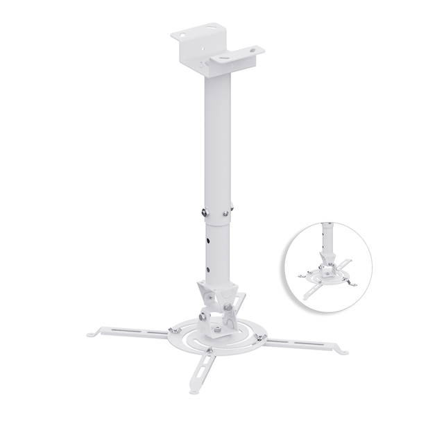 Hot Selling Max Loading 8 Kgs Dip and Level Angle +25 Degree to -25 Degree TV Tripod Ceiling Projector Mounts for Home/Office