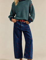 Nouveau design – Pull en maille rayé à blocs de couleur pour femme, col rond, coupe ample, manches longues, idéal pour les tenues décontractées quotidiennes