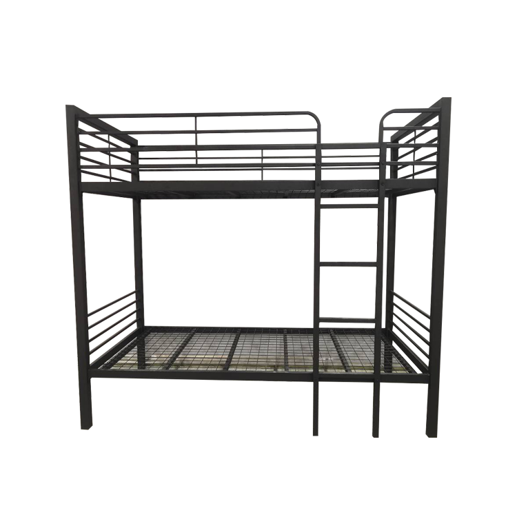 Litera de Metal para dormitorio, marco de cama de Metal para dormitorio escolar con escalera, muebles para el hogar, dormitorio, cama de Metal para niños y adultos