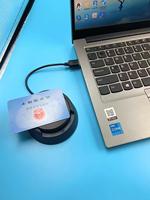 Lecteur/graveur de cartes à puce RFID NFC sans contact multifonction Interface USB Lecteur de cartes de crédit SIM à fréquence 13.56MHz