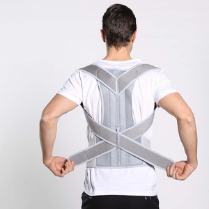 Cintura <span class=keywords><strong>di</strong></span> supporto per spalla <span class=keywords><strong>di</strong></span> grandi dimensioni personalizzata 4XL supporto per la spalla per migliorare il dolore alla clavicola della colonna vertebrale <span class=keywords><strong>corsetto</strong></span> per la postura del gilet posteriore - Product Image 1