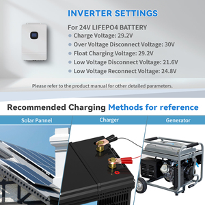 Kepworth EU Stock <b>24V</b> 100Ah Lithium Marine <b>Battery</b> with 100A BMS Rechargeable Lithium Iron Phosphate <b>Battery</b> 25.6V 100Ah - Product Image 4