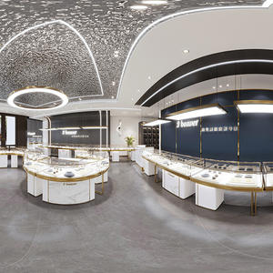 Soluciones Completas de Estanterías para Joyerías, Exhibidores de Joyería de Madera Personalizados con Iluminación LED para Muebles de Exhibición en Centros Comerciales - Product Image 5