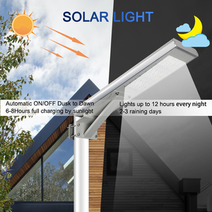 Đèn Đường Led BOSUN 15W <span class=keywords><strong>20W</strong></span> 30W, Đèn Cảm Ứng Độ Sáng Cao Theo Mô Đun Năng Lượng Mặt Trời Ip67 Chạy Bằng Năng Lượng Mặt Trời - Product Image 3