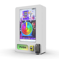 Mesin penjual bulu mata/lipstik layar sentuh 32 inci dengan pembaca kartu cash Less
