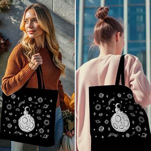 Bolsa de Algodón Ecológica 100% Algodón, de Gran Capacidad, con Compartimentos para Guardar Objetos Personales - Product Image 4