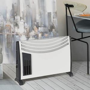 Calentador convectivo blanco de 2000 W, 3 configuraciones de potencia, función de protección contra sobrecalentamiento, asa y termostato ajustable, ideal para - Product Image 1