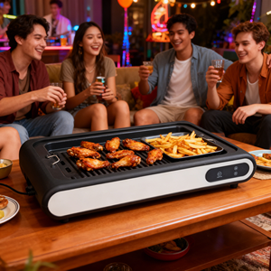 Grill électrique sans fumée à <span class=keywords><strong>prix</strong></span> avantageux, nouveau design, pour l'intérieur, vente en gros, grill électrique sans fumée Pse - Product Image 1