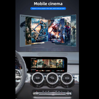Adaptador CarPlay con Conexión por Cable Tipo-C USB, Wi-Fi 4G, Pantalla sin Marco, Sistema de Infoentretenimiento para Automóvil Basado en Android