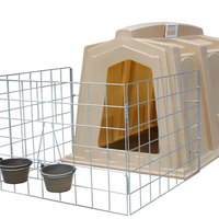 Abri/Boîte d'élevage en plastique pour veaux et vaches, usage extérieur, prix abordable