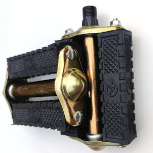 Pédales de vélo Halon, axe en acier, antidérapantes, noires, multi-usages - Product Image 3