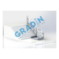 Escalier incliné Ascenseur pour le transport de marchandises Ascenseur de type incurvé Escalier élévateur Escaliers droits Plate-forme inclinée