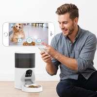 Distributeur de nourriture intelligent pour animaux de compagnie avec caméra, contrôle par application, bouteille de 2 L, distributeur de nourriture sèche pour chats et chiens