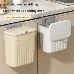 <span class=keywords><strong>Cubo</strong></span> de <span class=keywords><strong>Basura</strong></span> de Pared para Cocina con Tapa, <span class=keywords><strong>Cubo</strong></span> de <span class=keywords><strong>Basura</strong></span> Colgante para Puerta de Armario, Baño, Espacio Reducido, <span class=keywords><strong>Cubo</strong></span> de Almacenamiento de <span class=keywords><strong>Basura</strong></span> - Product Image 4