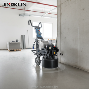 Machine à meuler les sols en époxy manuelle à haute efficacité JINGKUN 450, directement <span class=keywords><strong>de</strong></span> l'usine, meuleuse à béton portable, sol en époxy durci - Product Image 5