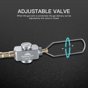 <span class=keywords><strong>Tuyau</strong></span> de réservoir de <span class=keywords><strong>gaz</strong></span> Campingmoon, adaptateur de <span class=keywords><strong>gaz</strong></span> <span class=keywords><strong>butane</strong></span> en alliage d'aluminium pour extérieur, rallonge de <span class=keywords><strong>tuyau</strong></span> de cuisinière à <span class=keywords><strong>gaz</strong></span> avec valve - Product Image 4