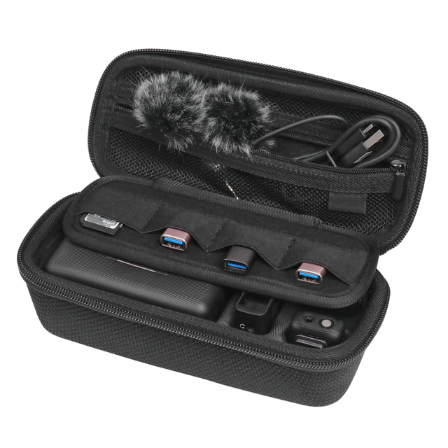 Custom Waterproof Black EVA Travel Storage Bag & Carrying Case for Wireless Microphone-Protects Your Mic