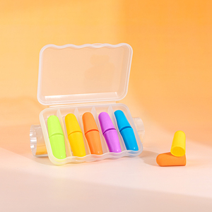 سدادات أذن مخصصة مريحة لإلغاء الضوضاء، سدادات أذن ناعمة من الفوم للنوم والحفلات الموسيقية، مناسبة كهدايا ترويجية - Product Image 1