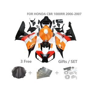 ชุดแฟริ่งสำหรับฮอนด้า CBR1000RR <span class=keywords><strong>2006</strong></span> 2007 CBR <span class=keywords><strong>1000RR</strong></span> ชุดแฟริ่งรถจักรยานยนต์ออกแบบได้ตามต้องการชุดชิ้นส่วน H1007-123a - Product Image 1