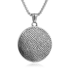 Collier avec pendentif animal en acier inoxydable, design de créature mythique argentée, bijoux de mode pour hommes, chaîne de 3.0x60cm, 24093 - Product Image 2