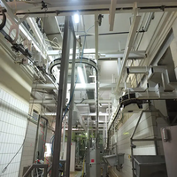 Équipement d'abattoir miniature à haute efficacité, machine de transformation de la viande pour l'abattage du bétail, machine d'abattage de boeuf pour l'abattoir