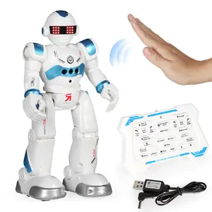 Wholesale tobot toys w-BS Toy Creative Gift Multifunction Remote Control Hand Toy Teaching Education Dancing Robot Toy Intelligent With Music Light