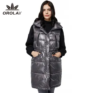 Women's Down Vest With Stand collar winter waistcoat outerwear woman Winter Warm Vest