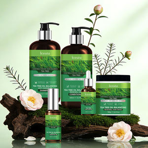 Kit de Soins Capillaires à l'Huile d'Arbre à Thé OEM : Shampoing, Après-Shampoing, Huile Essentielle, Traitement Anti-Pelliculaire et Contrôle du Sébum pour Cuir Chevelu Gras - Vente en Gros - Product Image 3