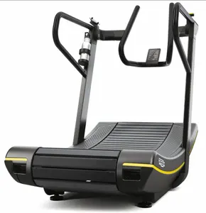 Commercial Motorized Fitness Heavy Duty Running Machine Curve Treadmill