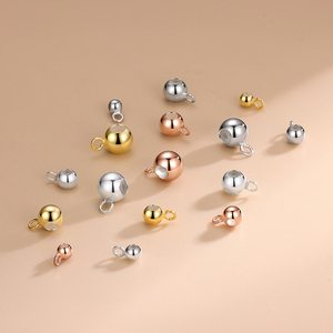 Bán buôn <span class=keywords><strong>925</strong></span> sterling Silver spacers Bead Phụ kiện thêm vòng cao su pulg ánh sáng Bead đối với trang sức làm nguồn cung cấp - Product Image 4