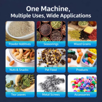 Machine d'emballage multifonctionnelle entièrement automatique pour sachets verticaux de nourriture, d'azote, de poudre, d'épices, de sucre, de noix, de café, de chips de pommes de terre