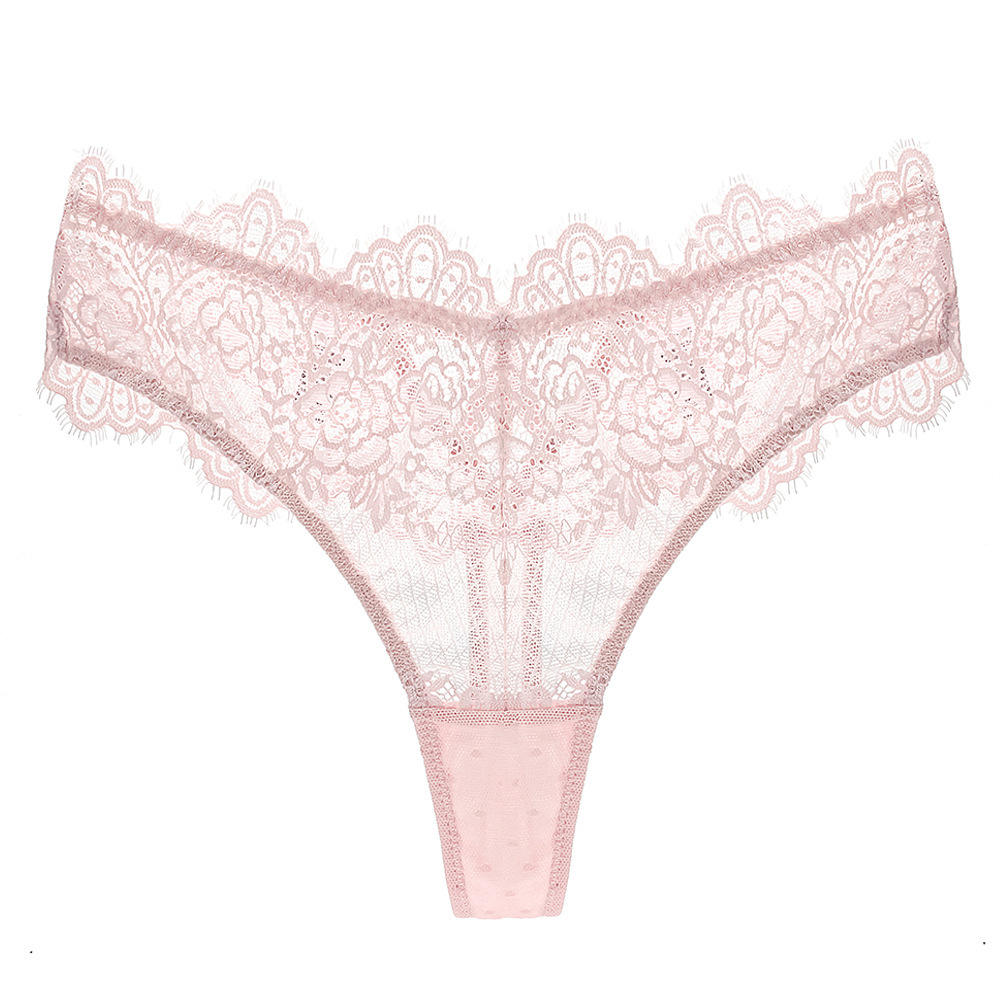 Sexy Women's Underwear Panties Hollow Out Lace Lingerie String Wholesale Female Thong Briefs