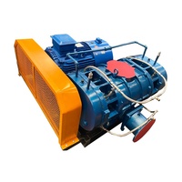 Souffleur Roots industriel en acier inoxydable refroidi par eau, pompe à air électrique haute pression CA pour systèmes pneumatiques de transport de poussière
