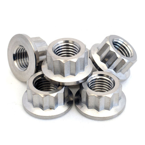 Bán Buôn Auto M7 M8 M10 M12 M18 <span class=keywords><strong>M20</strong></span> Anodized Khóa Mặt Bích Bánh Xe Bolt Nut Gr2 Gr5 Titanium 12 Điểm Mặt Bích Nut - Product Image 6