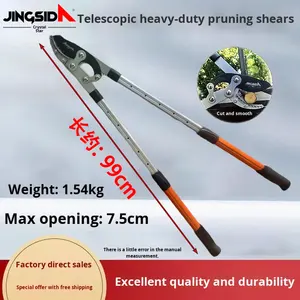 Jingsida chuyên nghiệp Kính thiên văn cây pruner chi nhánh Cao chi nhánh cắt vườn hàng rào <span class=keywords><strong>Shears</strong></span> cho cỏ chăm sóc cảnh quan - Product Image 5
