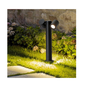 ไฟถนน LED อลูมิเนียมอัลลอยสำหรับภายนอกอาคาร กันน้ำ IP65 มุมลำแสง 120 องศา แสงสีขาวอบอุ่น 3500K เหมาะสำหรับสวน สนามหญ้า ทางเดินรถ - Product Image 1