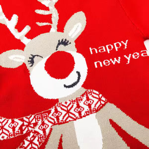 Vêtements en tricot pour enfants de Noël, pull en coton chaud à manches longues pour enfant, pull de Noël en tricot pour bébé - Product Image 6