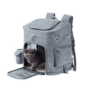 Hot Selling Waterproof Oxford Pets <b>Backpack</b> Outdoor Travel Portable Expandable Pet Carrier <b>Backpack</b> Breathable Cat <b>Backpack</b> - Product Image 2