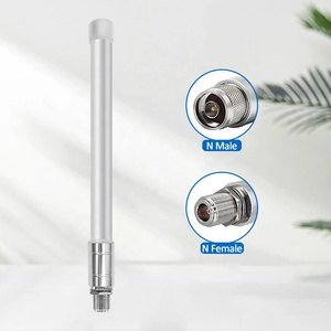आउटडोर 8dBi 10dBi 12dBi 15dBi 868MHz ओमनी 2.4GHz 2.4G वाईफ़ाई के साथ शीसे रेशा एंटीना एन महिला कनेक्टर